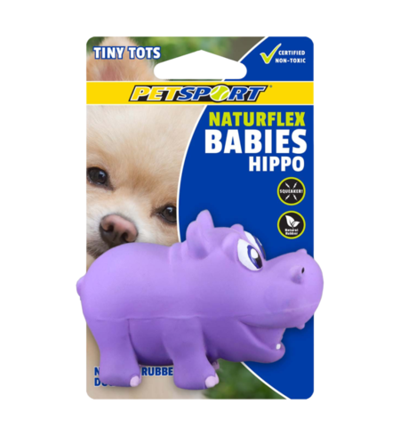 NaturFlex Tiny Tots Hippo 9cm