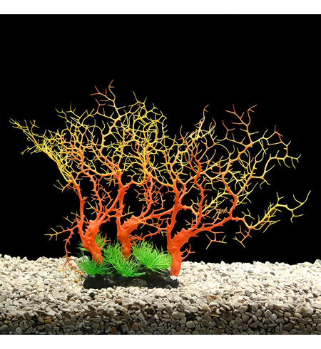 AquaWorld Plant Orange Coral Tree Branch 28cm