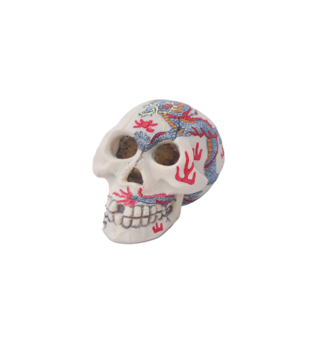 Skull painted 9cm