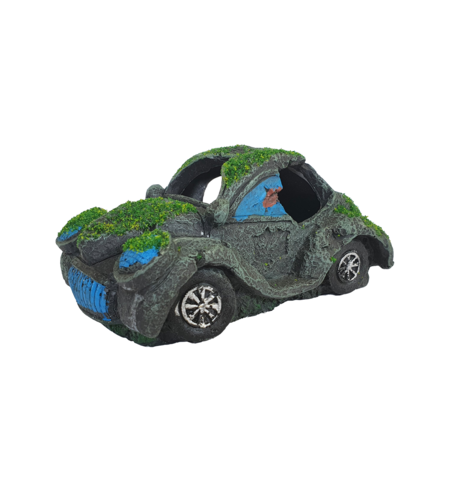 VW Beetle with moss