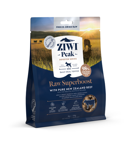 Ziwi Peak Freeze-Dried Beef Dog Food 114g Superboost