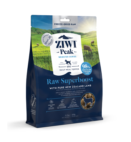 Ziwi Peak Freeze-Dried Lamb Dog Food 320g Superboost