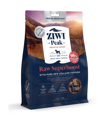 Ziwi Peak Freeze-Dried Venison Dog Food 320g Superboost