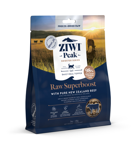 Ziwi Peak Freeze-Dried Beef Cat Food 85g Superboost