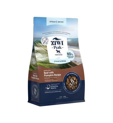 Ziwi Peak Steam & Dried Dog Beef 800g