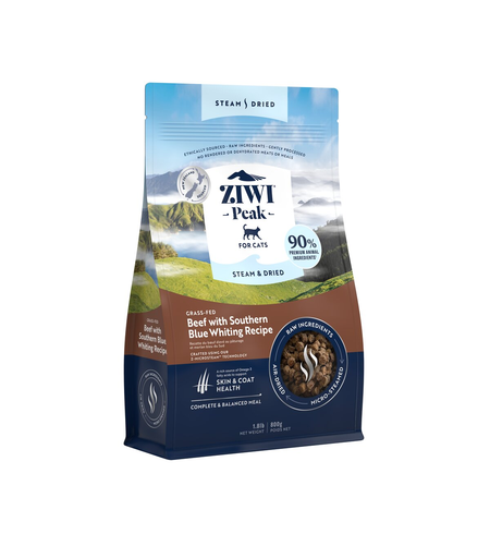 Ziwi Peak Steam & Dried Cat Beef 800g