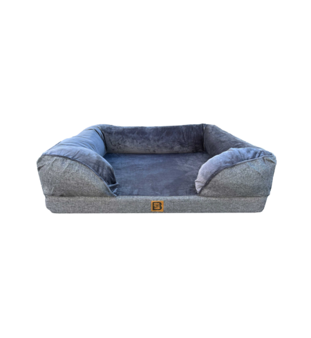 Orthopedic Sofa Bed Grey 90x68cm