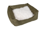 YD Square Dog Bed Green Small-dog-The Pet Centre