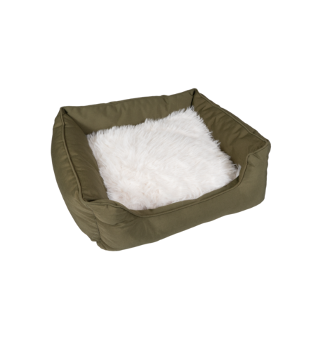 YD Square Dog Bed Green Small