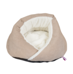 TT Cat Bed Cave Beige-cat-The Pet Centre