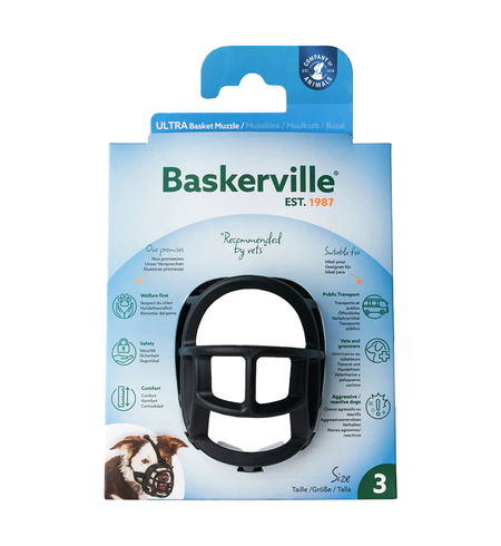 Muzzle Baskerville Ultra Size 3 Black