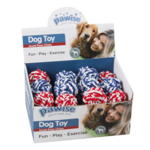 Pawise Rope Knot Ball 6.3cm-dog-The Pet Centre