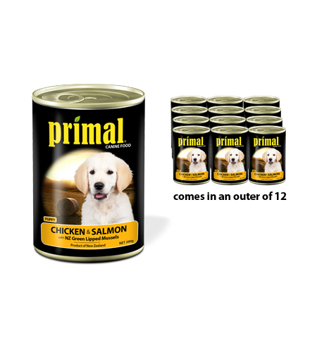 Primal Can Puppy Chicken Salmon & Mussel 390g