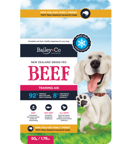 Bailey+Co Freeze Dried Training Aid Beef 50g