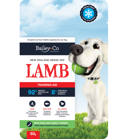Bailey+Co Freeze Dried Training Aid Lamb 50g