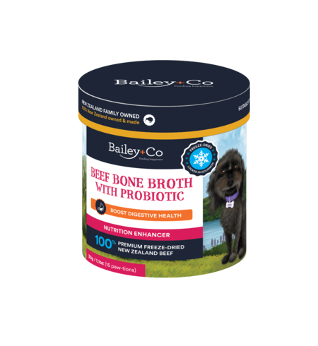 Bailey+Co Beef Bone Broth with Probiotic Boost Digestive System 30g
