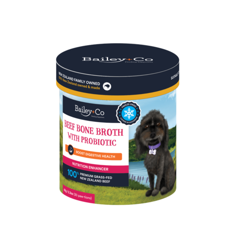 Bailey+Co Beef Bone Broth with Probiotic Boost Digestive System 65g