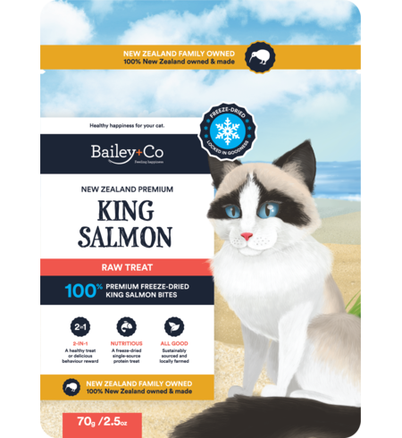 Bailey+Co Cat Salmon Bites 70g