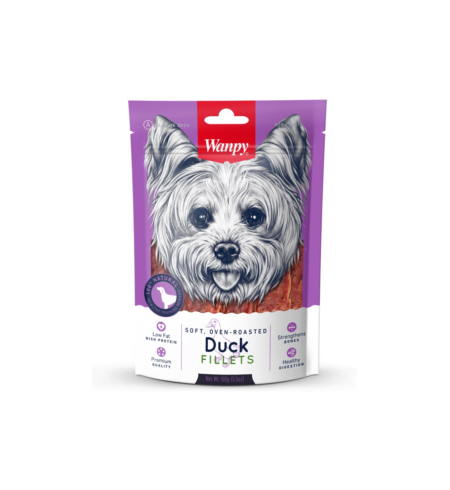 Wanpy Dog Duck Fillet Treats 100g