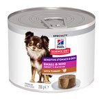Hills Dog Adult Sensitive Stomach & Skin Small & Mini with Chicken Can 200g-dog-The Pet Centre