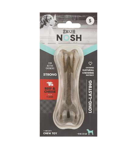 Zeus Nosh Strong Chew Bone Beef & Cheese Flavour Sml 11cm