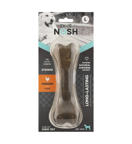 Zeus Nosh Strong Chew Bone Chicken Flavour Large 18.5cm