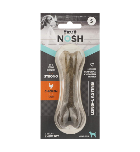 Zeus Nosh Strong Chew Bone Chicken Flavour Sml 11cm