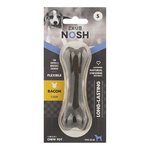 Zeus Nosh Flexible Chew Bone Bacon Flavour For Puppies Sml 11cm-dog-The Pet Centre