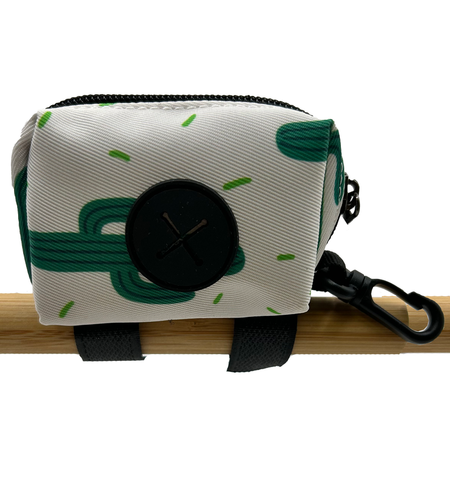 Latched Poop Bag Holder - Cacti