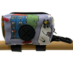 Latched Poop Bag Holder - Forest Friends Lilac-dog-The Pet Centre