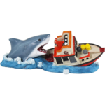 Jaws Boat AttackOrnament  - Small-fish-The Pet Centre