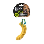 Ruff Play Rubber Dental Banana-dog-The Pet Centre
