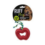 Ruff Play Rubber Dental Apple-dog-The Pet Centre