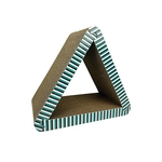 Pounce N Play Scratch Board Triangle-cat-The Pet Centre