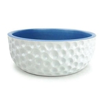 Barkley & Bella Bowl Ceramic Dimple Small 15cm-dog-The Pet Centre