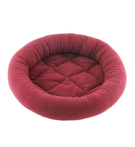 Pawise Bolster Cat Bed Red 40x6cm