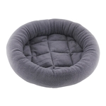 Pawise Bolster Cat Bed Gray 40x6cm-cat-The Pet Centre