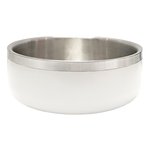 3Bears AntiSkid Double Wall Bowl 850ml 14cm White-dog-The Pet Centre