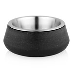 3Bears Bamboo Stone Bowl 920ml 17cm Charcoal-dog-The Pet Centre