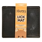 3Bears LickMat Small Grey-dog-The Pet Centre