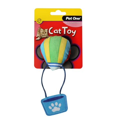 Pet One Cat Toy Hot Air Balloon With Crinkle 15.5cm