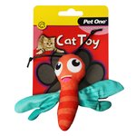 Pet One Cat Toy Dragonfly With Crinkle 11.5cm-cat-The Pet Centre