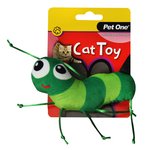 Pet One Cat Toy Green Ant With String 6.5cm-cat-The Pet Centre