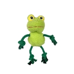 Snuggle Friends Fernando Frog With Rope Legs-dog-The Pet Centre
