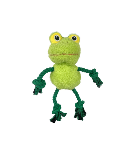 Snuggle Friends Fernando Frog With Rope Legs