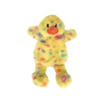 Snuggle Flatties Yellow Spotty Duck-dog-The Pet Centre
