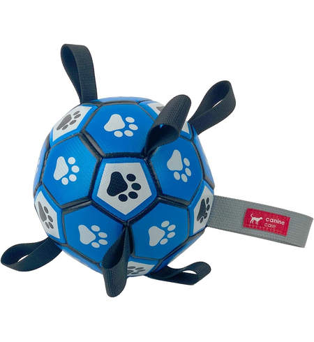 Canine Care Soccer Ball with Tabs Large