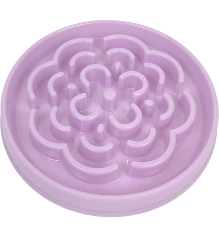 Slow Chow Feeder Melamine Barkley & Bella Lilac L