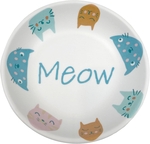 Cattitude Melamine Saucer The Cats Meow-cat-The Pet Centre