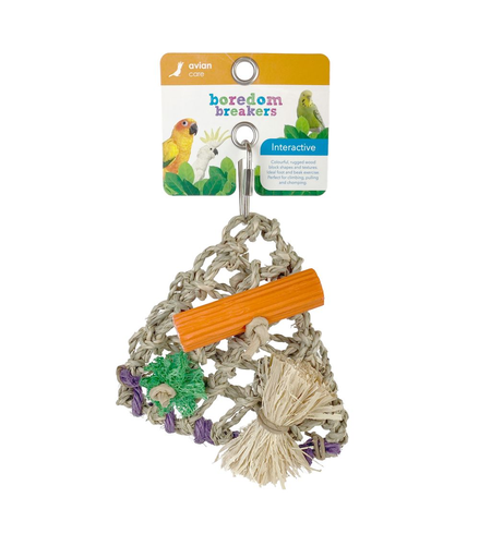 Avian Care Naturals Bird Toy Seagrass Pizza